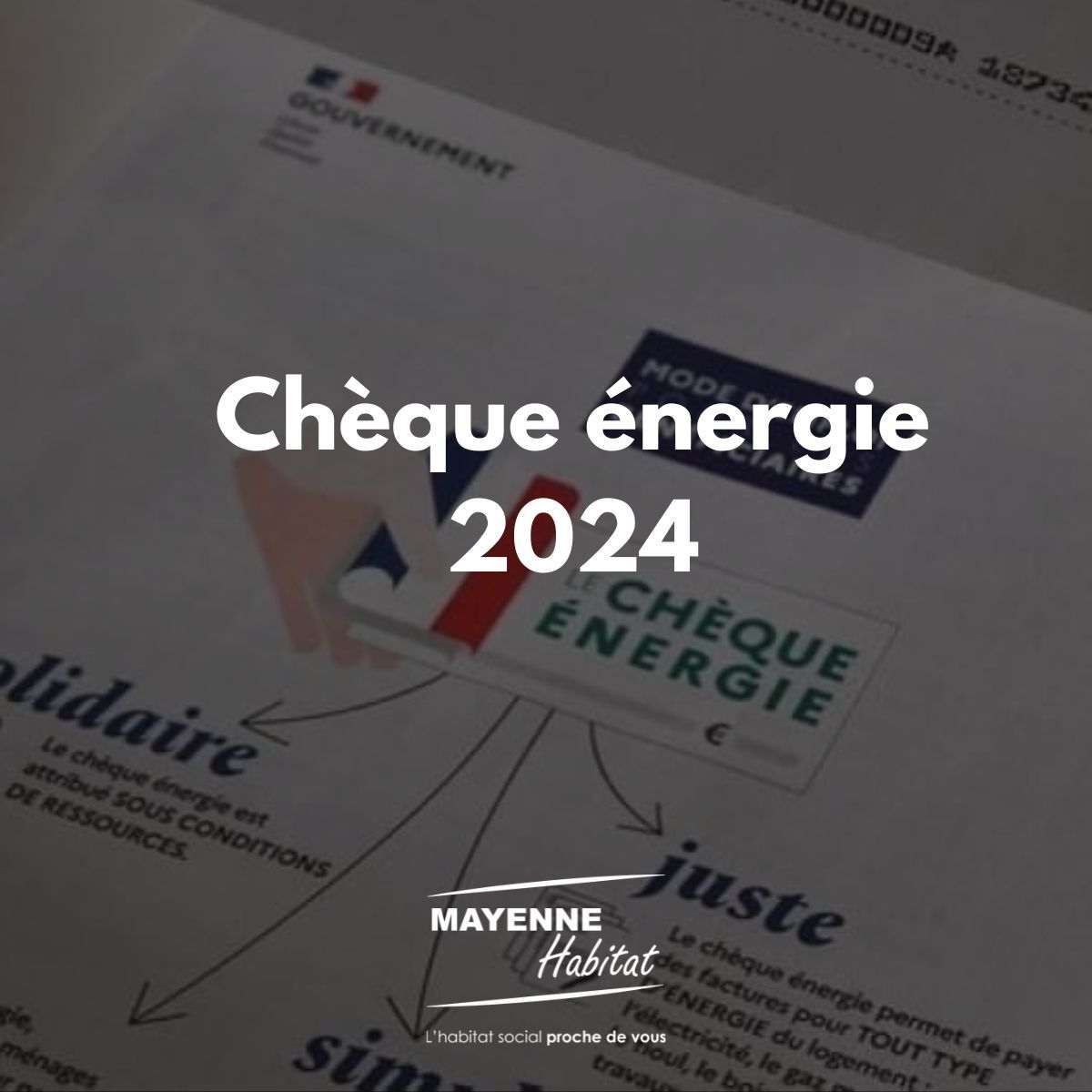Chèque énergie 2024