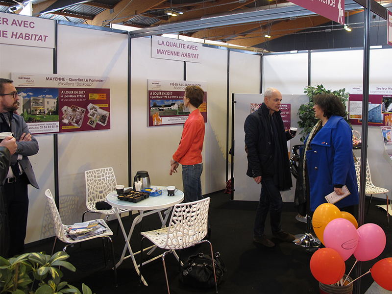 01 Photos de Mayenne Habitat au salon de l'habitat de Mayenne en février 2017