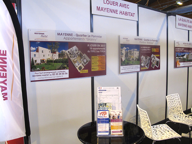 05 Photos de Mayenne Habitat au salon de l'habitat de Mayenne en février 2017