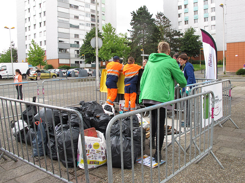 Action ramassage dechets Laval St Nicolas 06-2019 Bilan