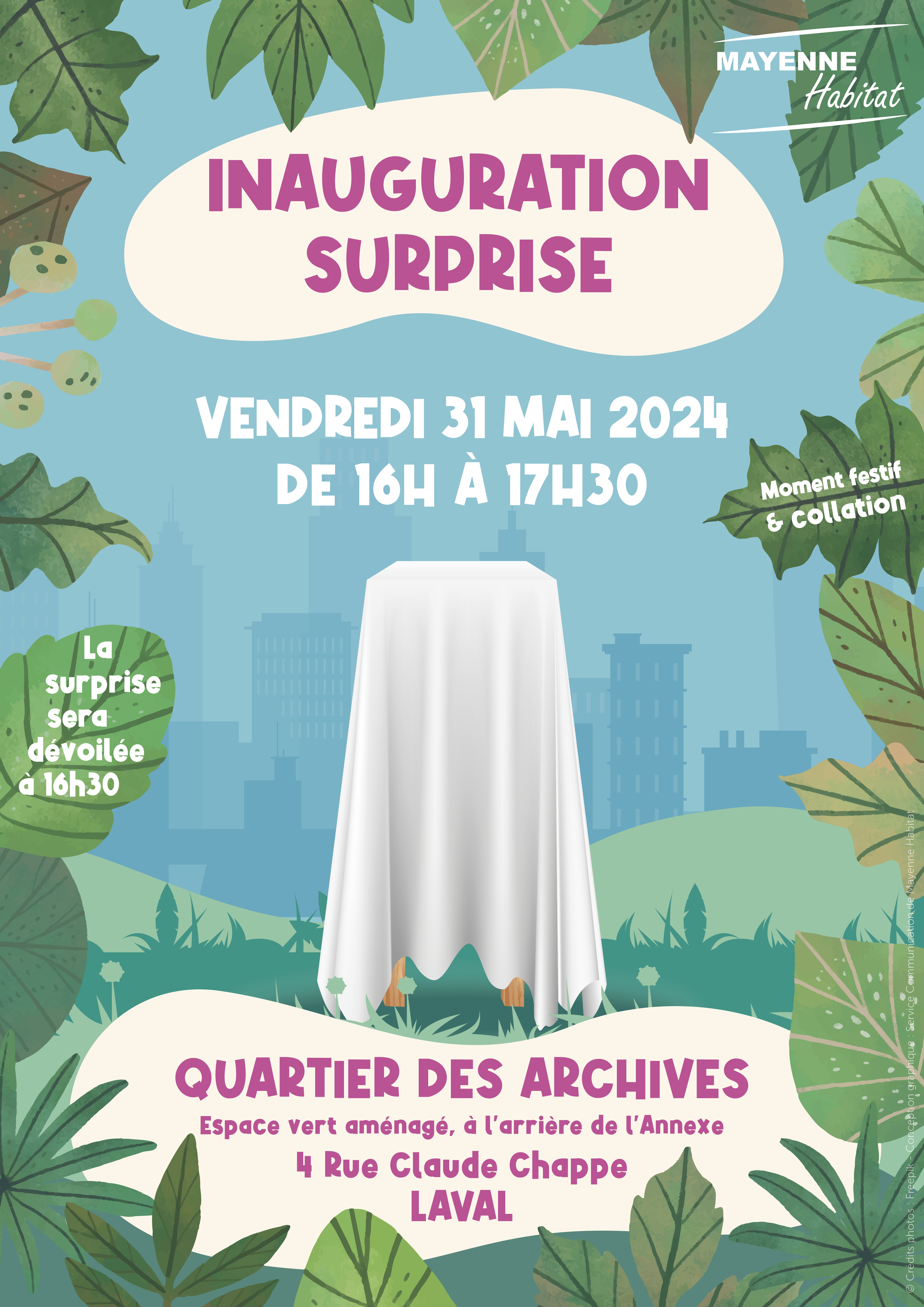 Affiche A4 - Inauguration Cabane à Lire - Copie