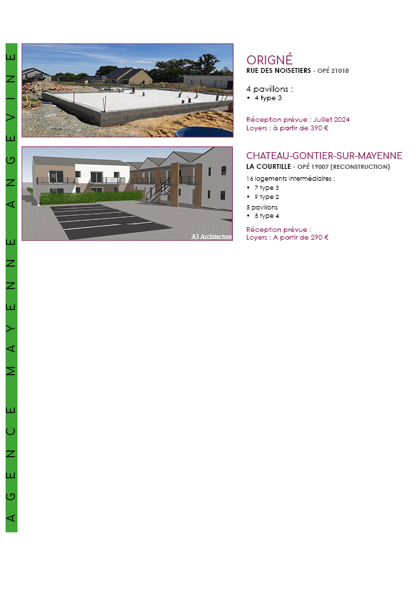Chantiers en cours août 20237