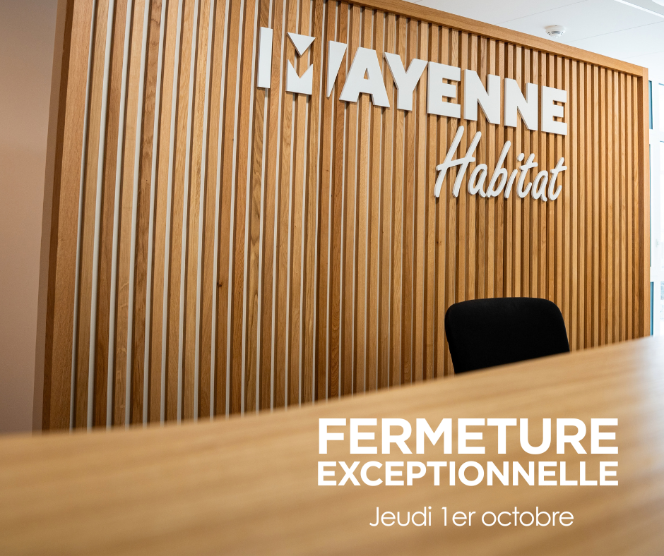 fermeture exceptionnelle 1er /10