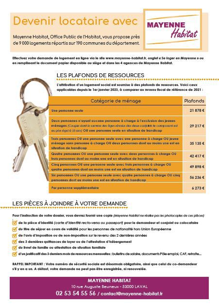 feuille plafonds 2023
