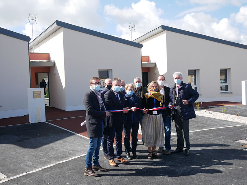 inauguration 5 pavillons à Voutré