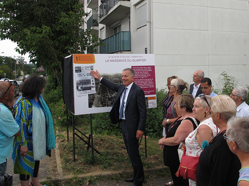 Inauguration exposition quartier St Nicolas Laval par Mayenne habitat - juillet 2018 -01