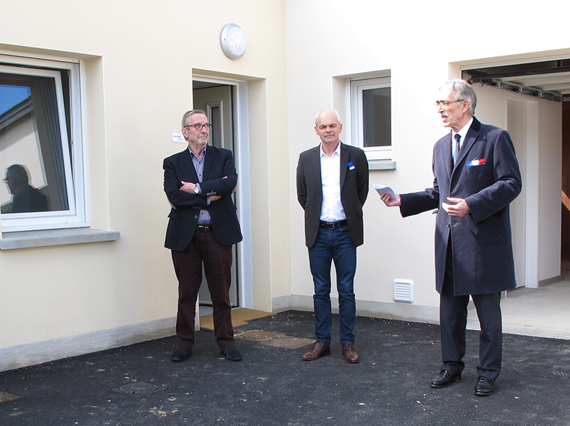 Inauguration Mayenne Habitat logement sociaux à Montsurs - 02
