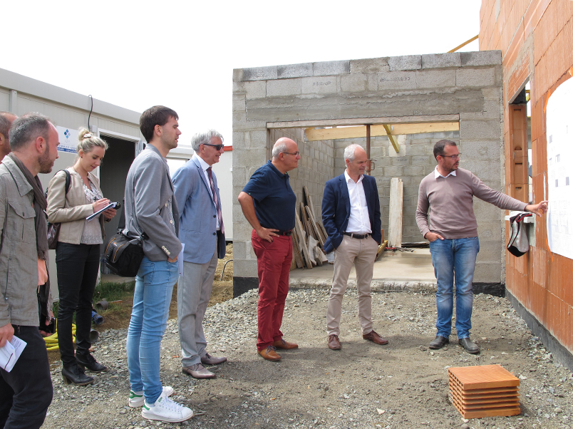 Loigné - Point presse sur le chantier Mayenne Habitat - 29/06/2017 - photo 02