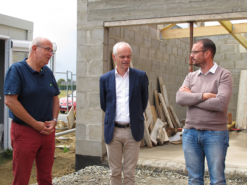 Loigné - Point presse sur le chantier Mayenne Habitat - 29/06/2017 - photo 03