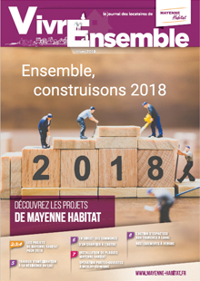 Page couverture journal Mayenne Habitat janvier 2018