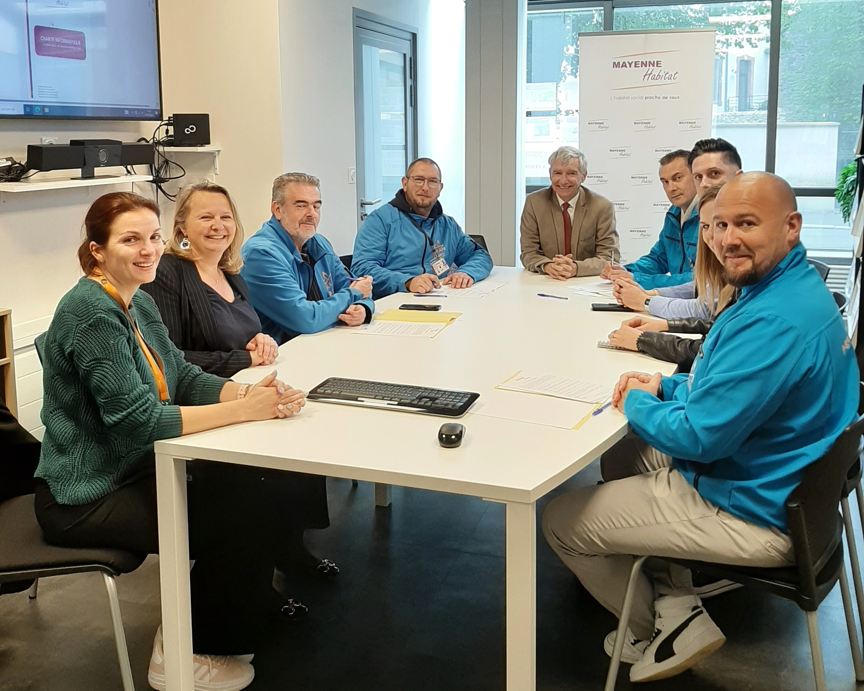 Photo de l'arrivée des médiateurs du GLEAM