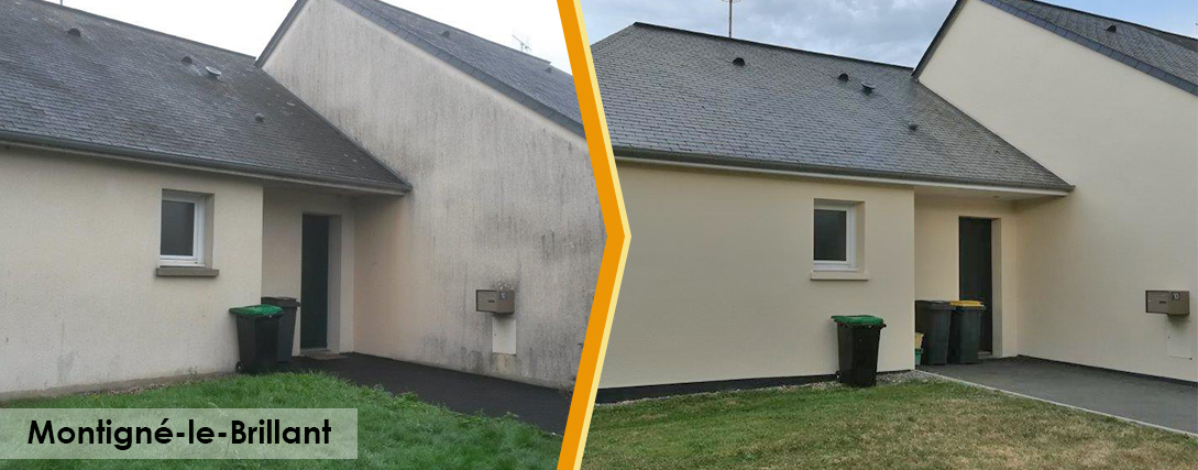 réfection facade logements Mayenne habitat Montigné le brillant- juin 2017
