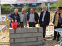 Pose 1ere pierre logements Mayenne Habitat St Georges Buttavent 01